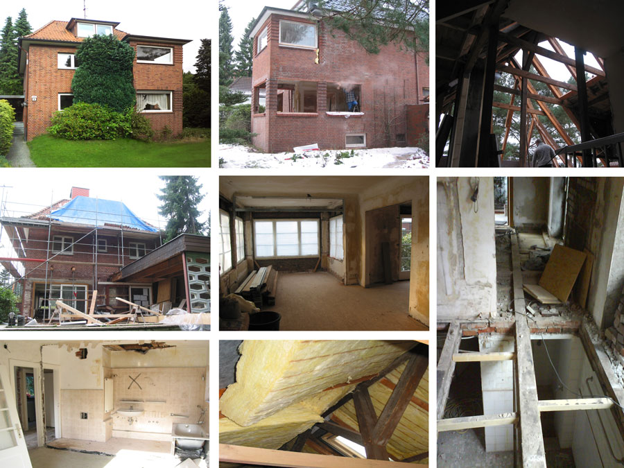 Kernsanierung und Erweiterung einer Kaffeemühle in Hamburg Wellingsbüttel