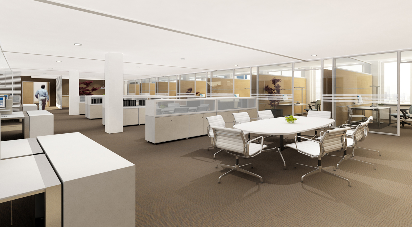 3D Visualisierung Büro 2