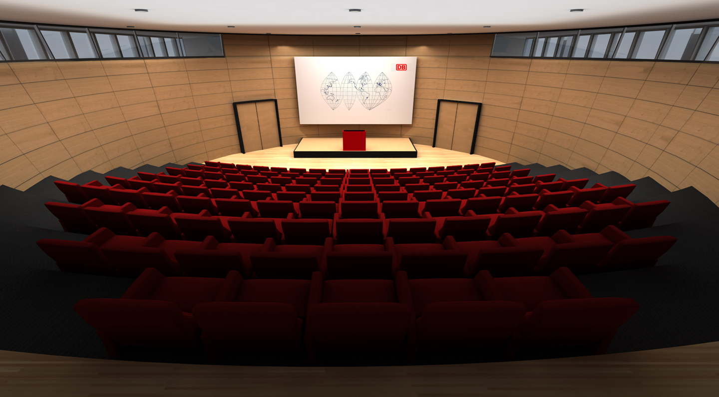 3D Visualisierung Auditorium 1