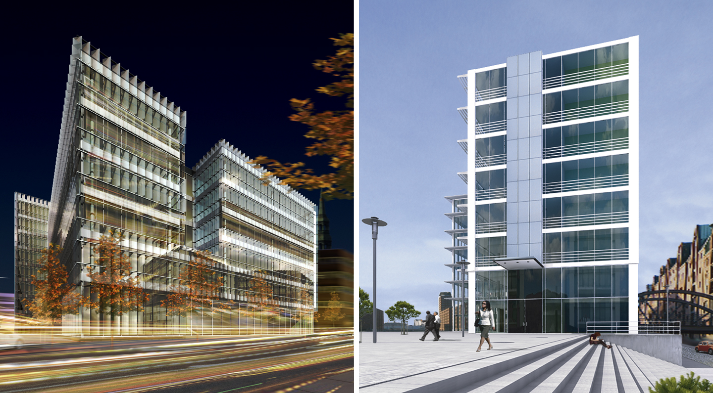 3D Visualisierung Hafen City 1