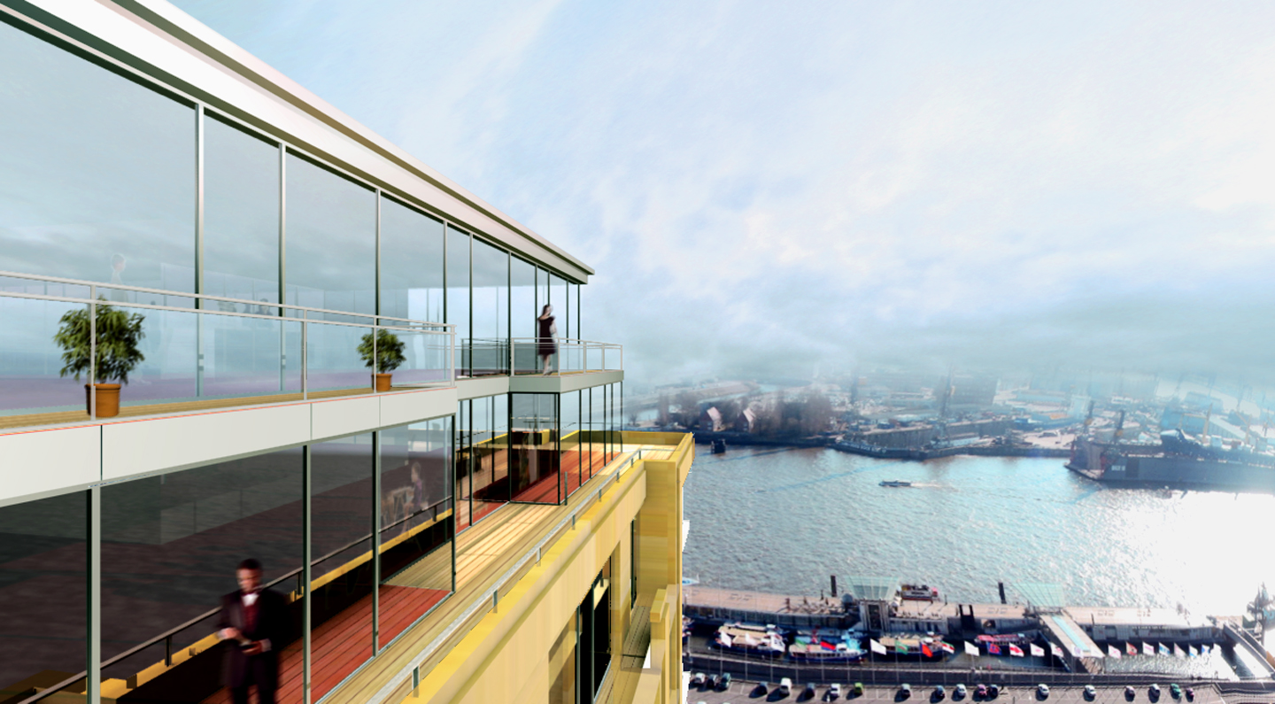 3D Visualisierung Hafen City 2